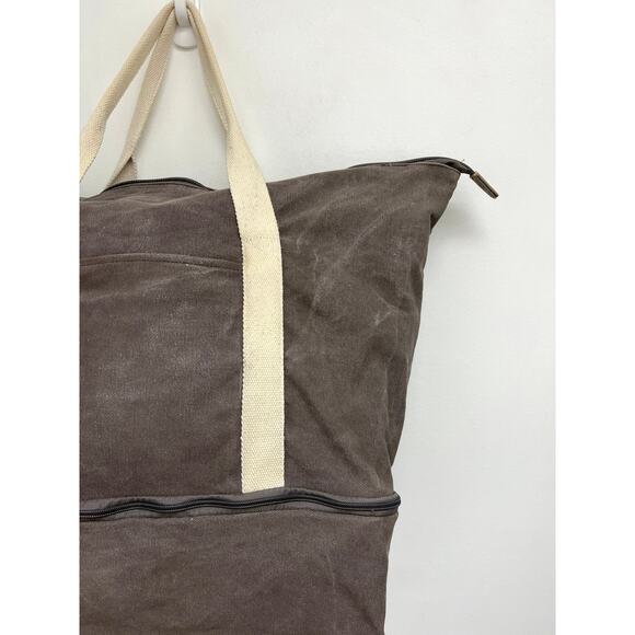 Lo & Sons Catalina Deluxe Cotton Canvas Travel Weekender Large Tote Thistle - Picture 6 of 16